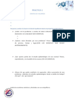 Grupos de 4 alumnos analizan problemas de salud desde perspectiva epidemiológica