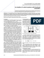 Comparative Studies of Control Systems With Fractional