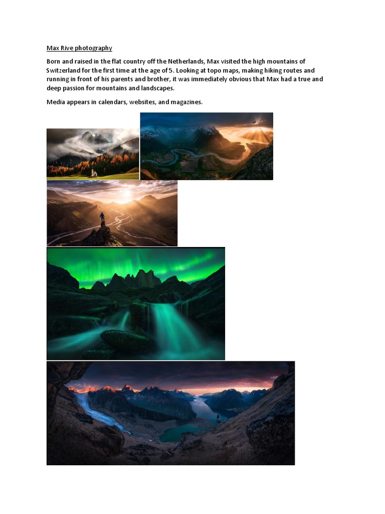 Max Rive Photography | PDF