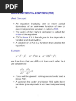 Basic Concepts: Partial Differential Equations (Pde)