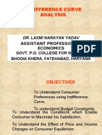 Indifrrence Curve Analysis