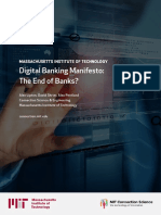 Mit Digital Bank Manifesto Report