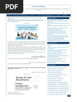 Teks Bacaan Surat Al Fil Arab Latinhtml