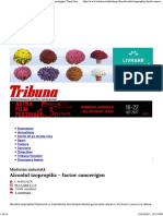 Medicina Naturistă Alcoolul Izopropilic - Factor Cancerigen _ Timp Liber _ Tribuna