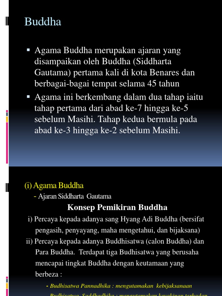 Agama Sebagai Sistem Pemikiran Dan Etika Manusia 7 Ii Buddha Pdf