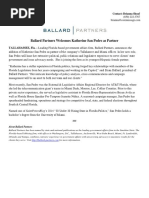 Ballard Partners Welcomes Katherine San Pedro As Partner