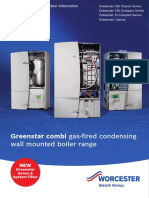 Greenstar Gas Combi Boilers Technical and Specification Information