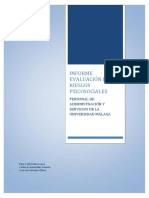 INFORME - Riesgos Psicosociales PDF