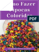 Pipoca Gourmet Pipocas Coloridas