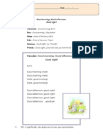 Fichas de Trabalho de Inglês