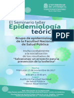 INVITACION Epidemiologia Teorica