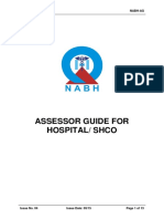 Assessor Guide For Hospital/ Shco: Nabh-Ag