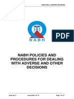 NABH Policy For AdverseDecisions Issue2 PDF