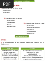 Aula 06 - Pré-Modernismo para Enem