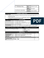 Lesson Title/Focus Repertoire - Performance Prep Date Subject/Grade Level Time Duration Unit Teacher