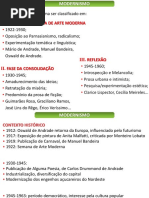 Aula 07 - Modernismo para Enem