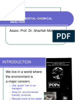 Assoc. Prof. Dr. Sharifah Mohamad: SCGS6116 Environmental Chemical Analysis