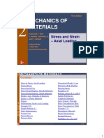 Mechanics of Materials: Stress and Strain - Axial Loading