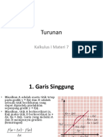 Kalkulus I 07 Turunan Ed