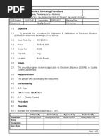 Operation & Calibration of Electronic Balance-022