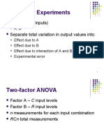 Two-Factor Experiments Guide