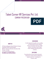 Talent Corner HR Services PVT Ltd. Pune