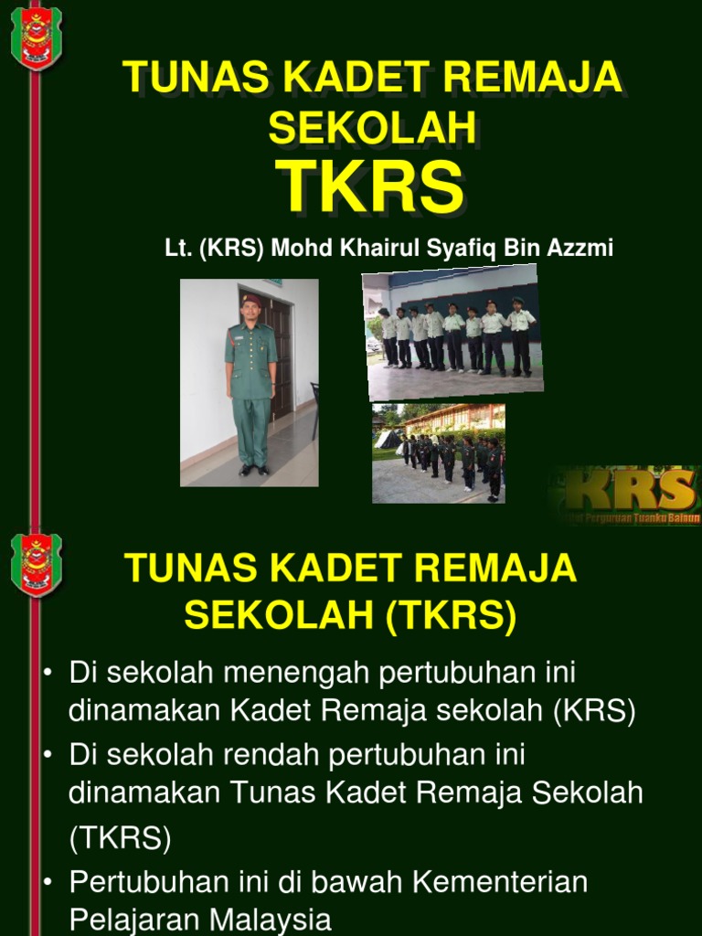 Kurikulum Dan Pakaian Tkrs Pdf