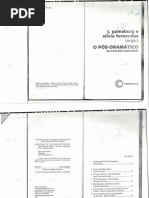 O Pós Dramático - Um Conceito Operativo