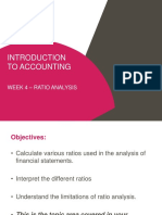 Ratio Analysis (1) Power Poind