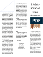 El Nombre Del Mesias PDF