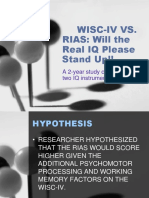 Wisc-Iv vs. RIAS: Will The Real IQ Please Stand Up!!: A 2-Year Study Comparing The Two IQ Instruments