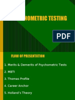 Psycho Metric Testing
