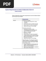 Zimbra Collaboration Suite System Requirements 5-0