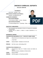 CV Freddy Francisco Carbajal Supanta