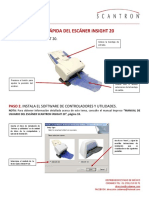 Guia Rápida de Uso Del Lector Optico Insight 20