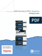 Ultimate 3000 Standard HPLC Systems: Giving You More