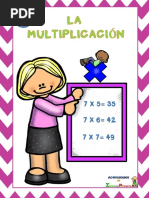 Tablas de Multiplicar Del 1 Al 12 en Blanco y Negro en Una Hoja | PDF