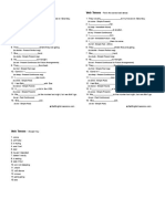 Verb Tenses Worksheet PDF