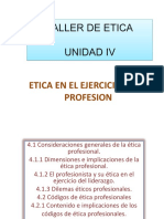 UNIDAD IV Taller de Ética