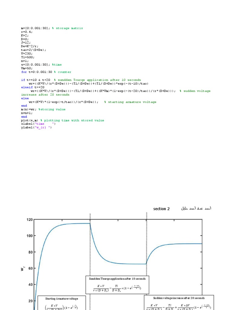 % Storage Matrix: For If Elseif | PDF | Power (Physics) | Electrical ...