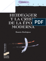 Heidegger y La Crisis de La Época Moderna (Hermeneia) - Ramón Rodríguez