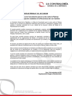 Contraloría y Mesa de Concertación para La Lucha Contra La Pobreza Promoverán Participación Ciudadana en La Reconstrucción Con Cambios