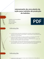 Dimensionamento de Uma Planta de Cogeração para Indústria