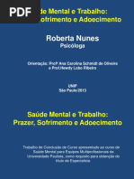 Saúde Mental No Trabalho