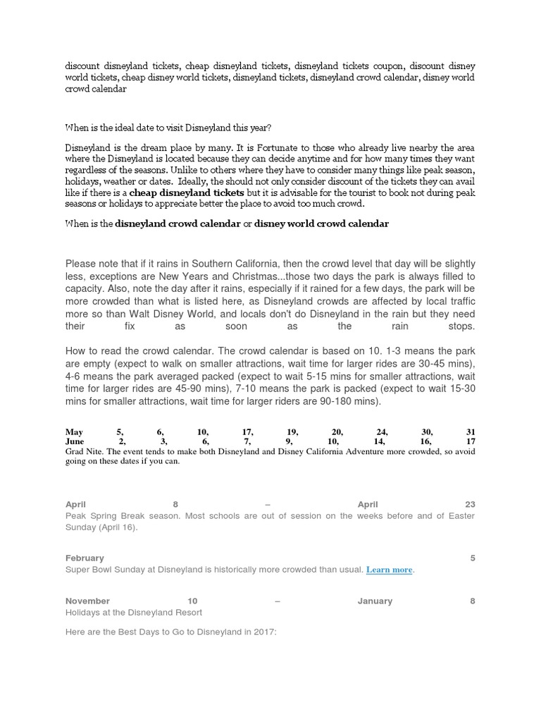 Disneyland Ticket | PDF | Disneyland | Walt Disney World