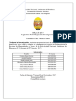 Ejemplo Genérico de Anteproyecto de Investigación Sobre La Actitud