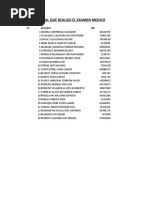 Personal Examen Medico Cl