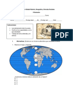 Evaluación Global Historia