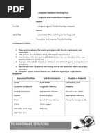 2 Diagnosing and Troubleshooting Computer