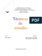 Técnicas de Estudio.